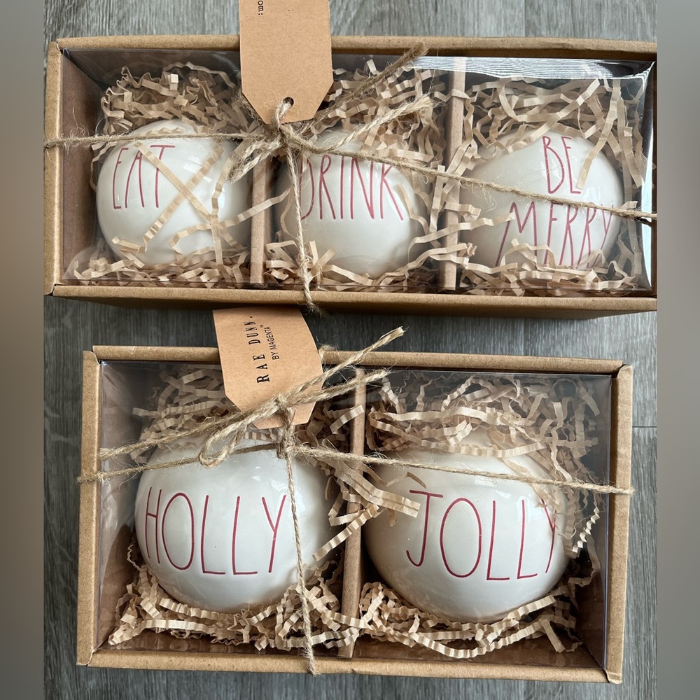 Rae Dunn Christmas Ornament Bundle